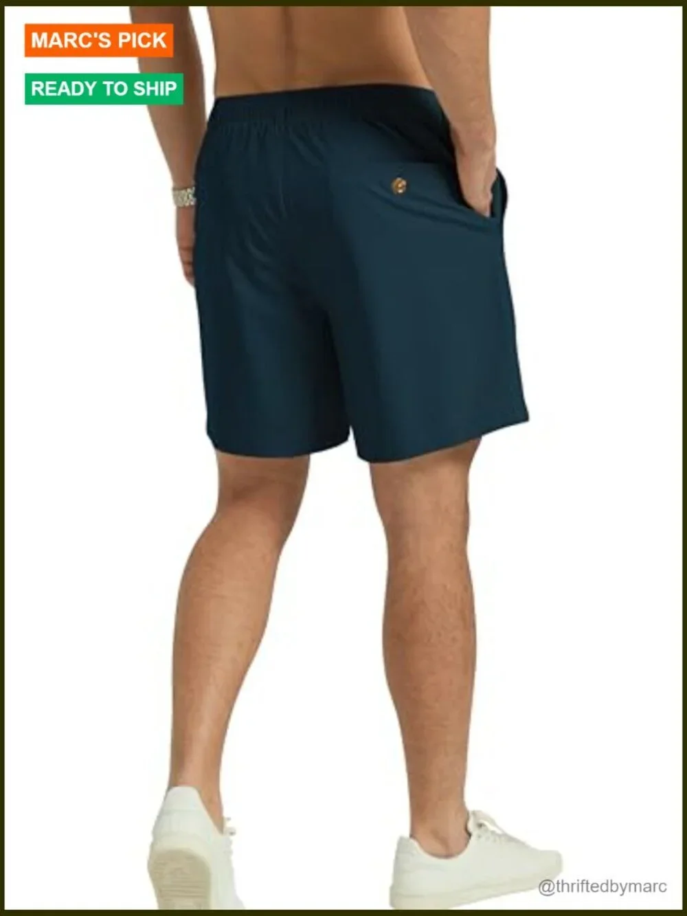 Men's 6-Inch Inseam Hybrid Shorts with Compression Liner Quick Dry Stretch